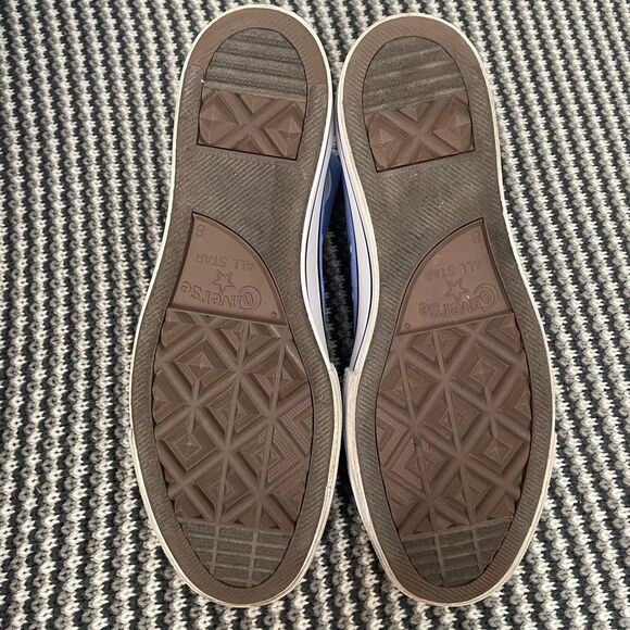 Converse platform hi top blue sneaker women’s shoe size 10 - Picture 8 of 11